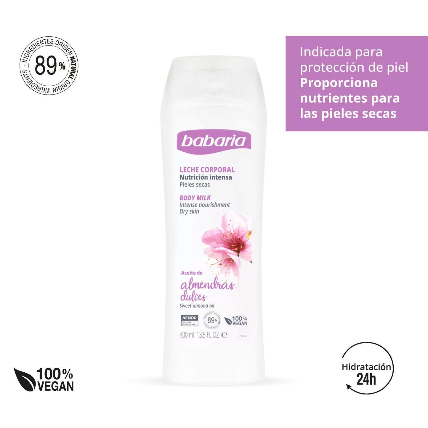 BODY MILK ALMENDRAS DULCES 5OO ML