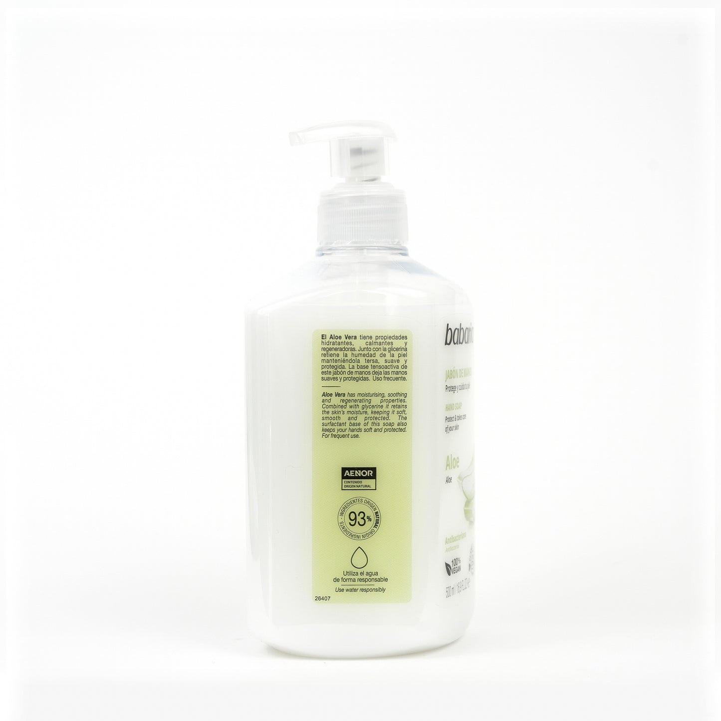 JABÓN DE MANOS ALOE