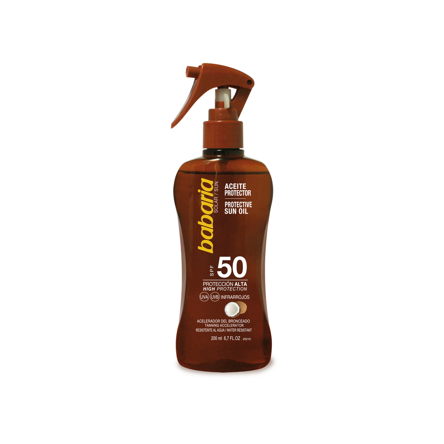 SPRAY ACEITE PROTECTOR SOLAR COCO SPF 50