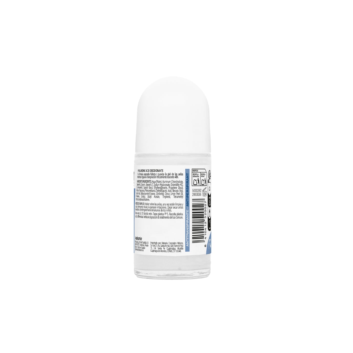 Deo Roll-On Acido Hialuronico x 50 ML
