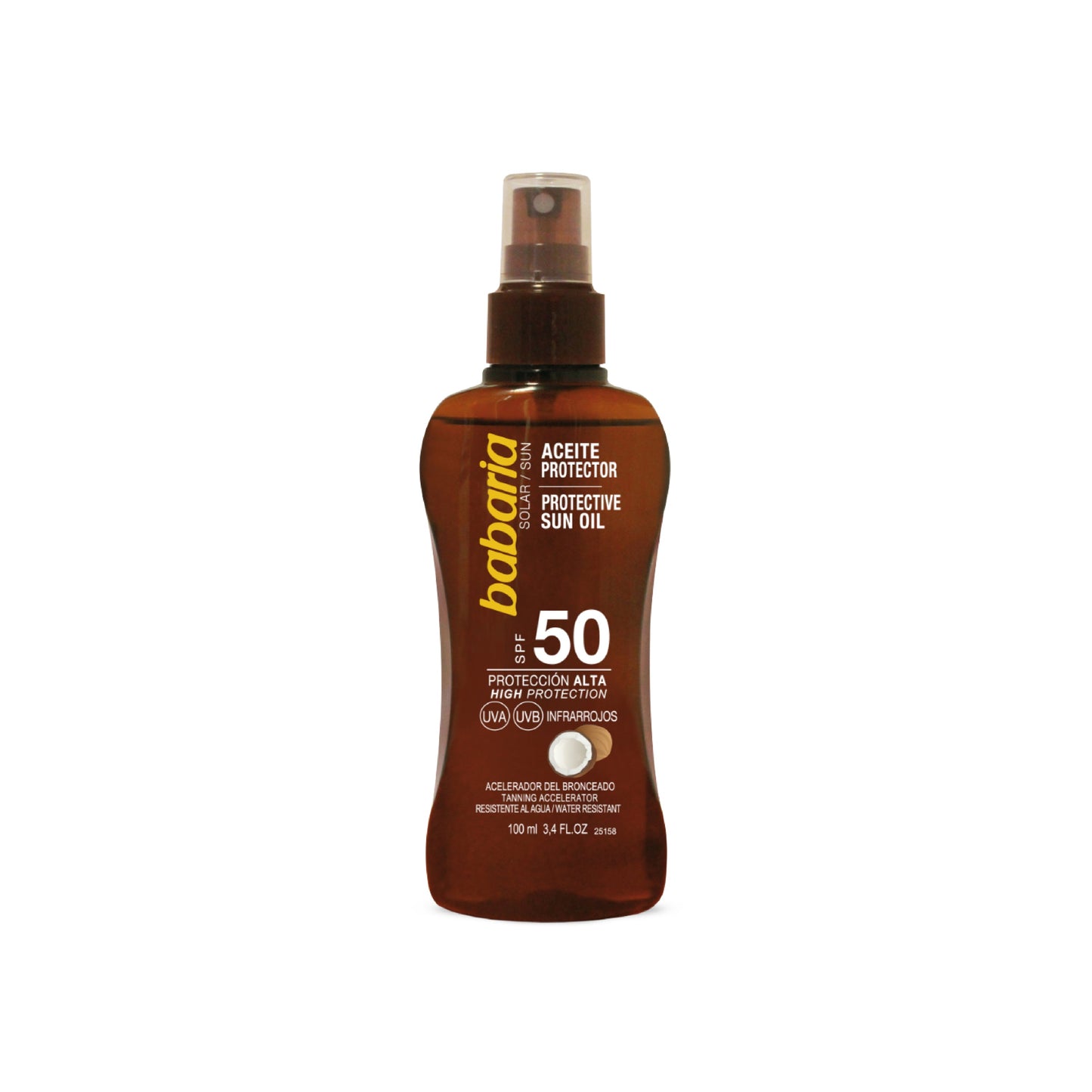 ACEITE PROTECTOR SOLAR COCO SPF50