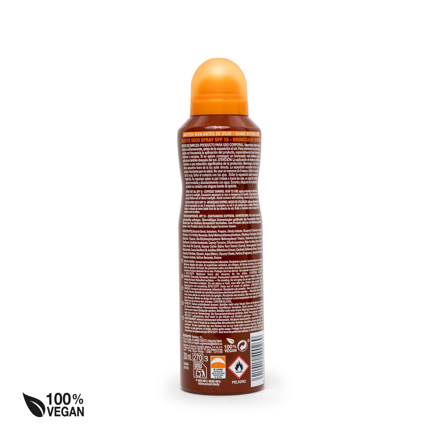 BRUMA ACEITE SECO SPF 15