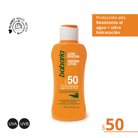 LECHE PROTECTORA ALOE SPF50 100 ML