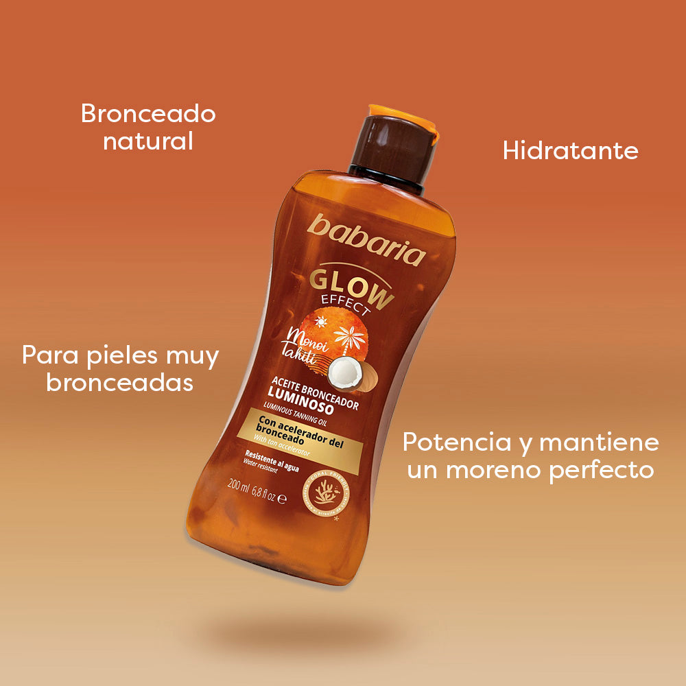 Aceite Solar En Gel Efecto Luminoso X 200 ML