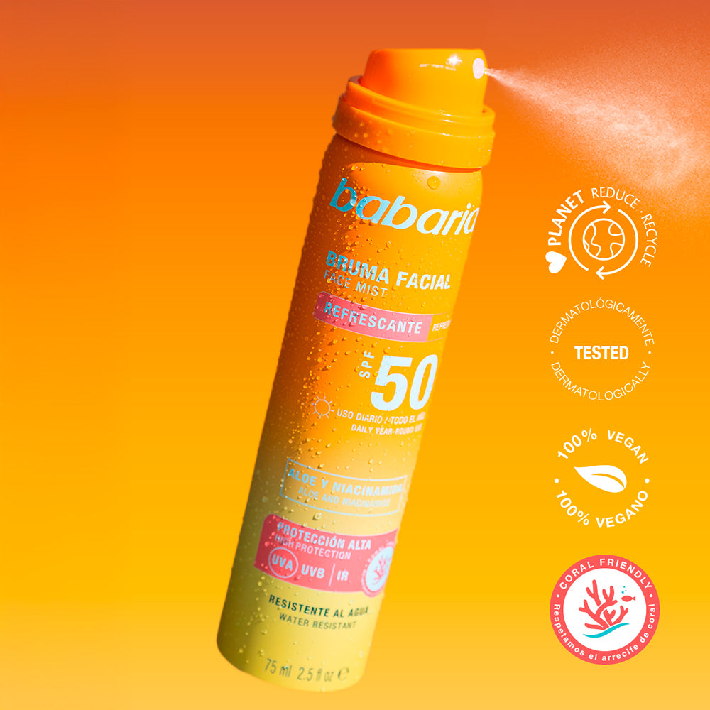 Bruma Facial Refrescante SPF50+ x 75 ml