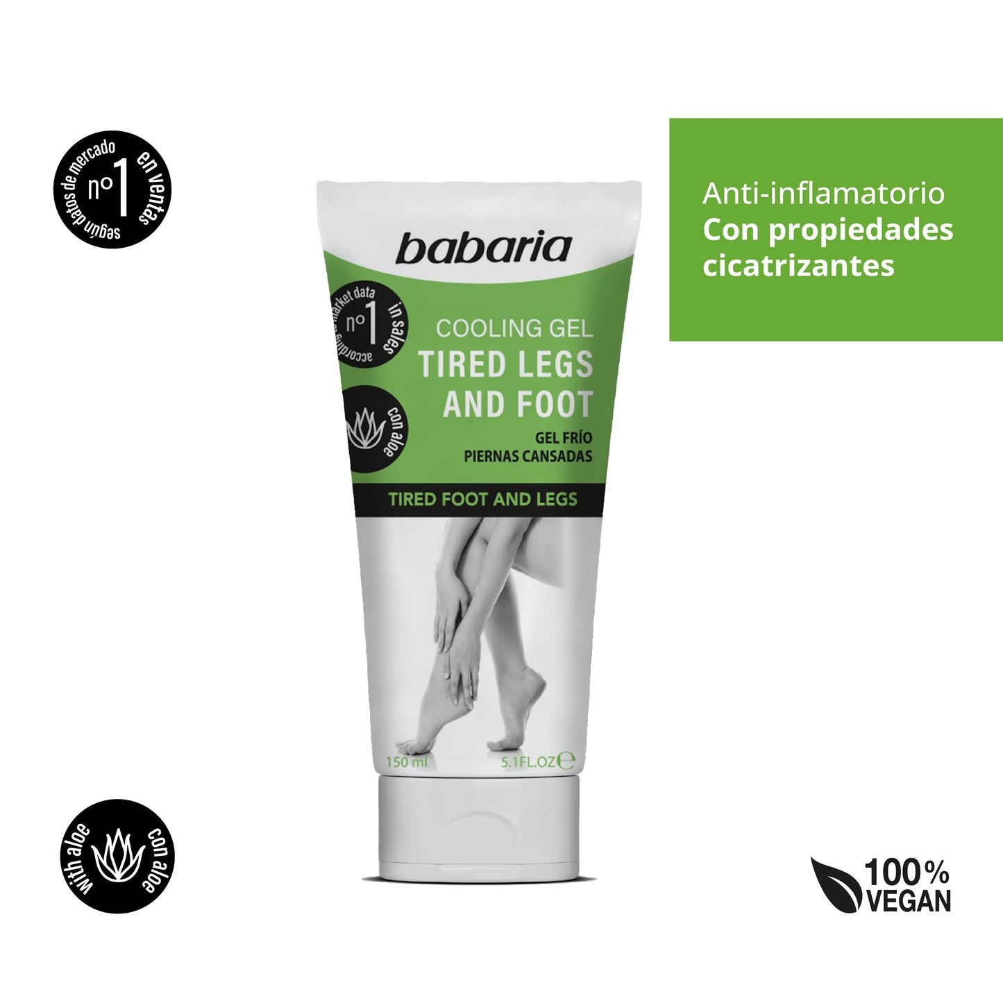 GEL PIERNAS CANSADAS ALOE