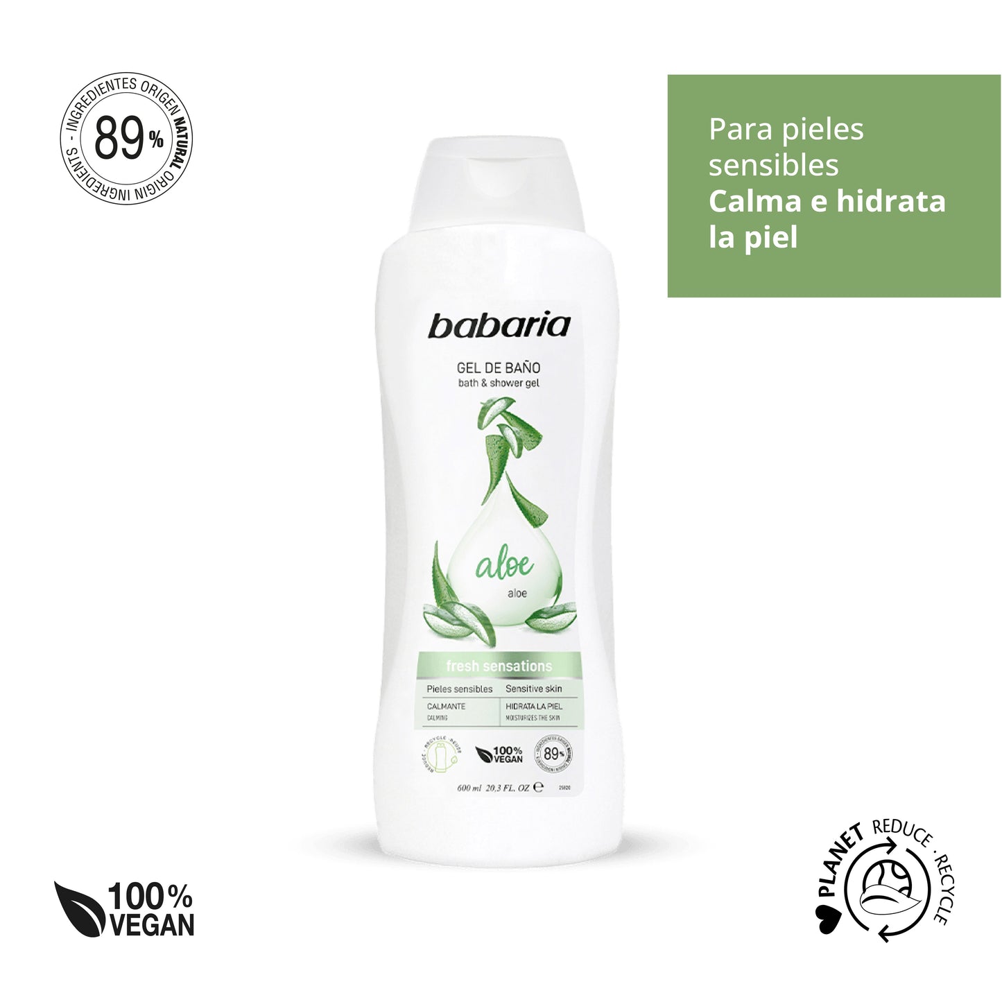 GEL DE BAÑO ALOE VERA